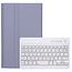 Case2go - Bluetooth Toetsenbordcase geschikt voor Samsung Galaxy Tab A9 (2023)  - Met stylus pen houder - QWERTY Keyboard case - Paars