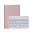 Case2go - Bluetooth Toetsenbordcase geschikt voor Samsung Galaxy Tab A9 (2023)  -  QWERTY Keyboard case - Rose Goud