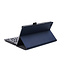 Case2go - Bluetooth Toetsenbordcase geschikt voor Samsung Galaxy Tab A9 Plus (2023) - QWERTY Keyboard case - Donker Blauw