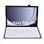 Case2go - Bluetooth Toetsenbordcase geschikt voor Samsung Galaxy Tab A9 Plus (2023) - QWERTY Keyboard case - Rose Goud