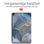 Hoozey - Book Case geschikt voor Samsung Galaxy Tab S9 (2023) - 11 inch - Sleep cover - Marmer print - Donker Blauw