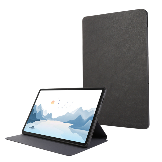 Case2go - Tablet hoes geschikt voor Lenovo Tab P12 (2023) - Bookcase van Kunstleer - Zwart