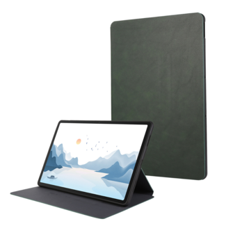 Case2go Case2go - Tablet hoes geschikt voor Lenovo Tab P12 (2023) - Bookcase van Kunstleer - Groen