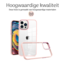 Hoozey - Hoesje geschikt voor Apple iPhone 15 Pro Max - Clear Case - Licht Roze