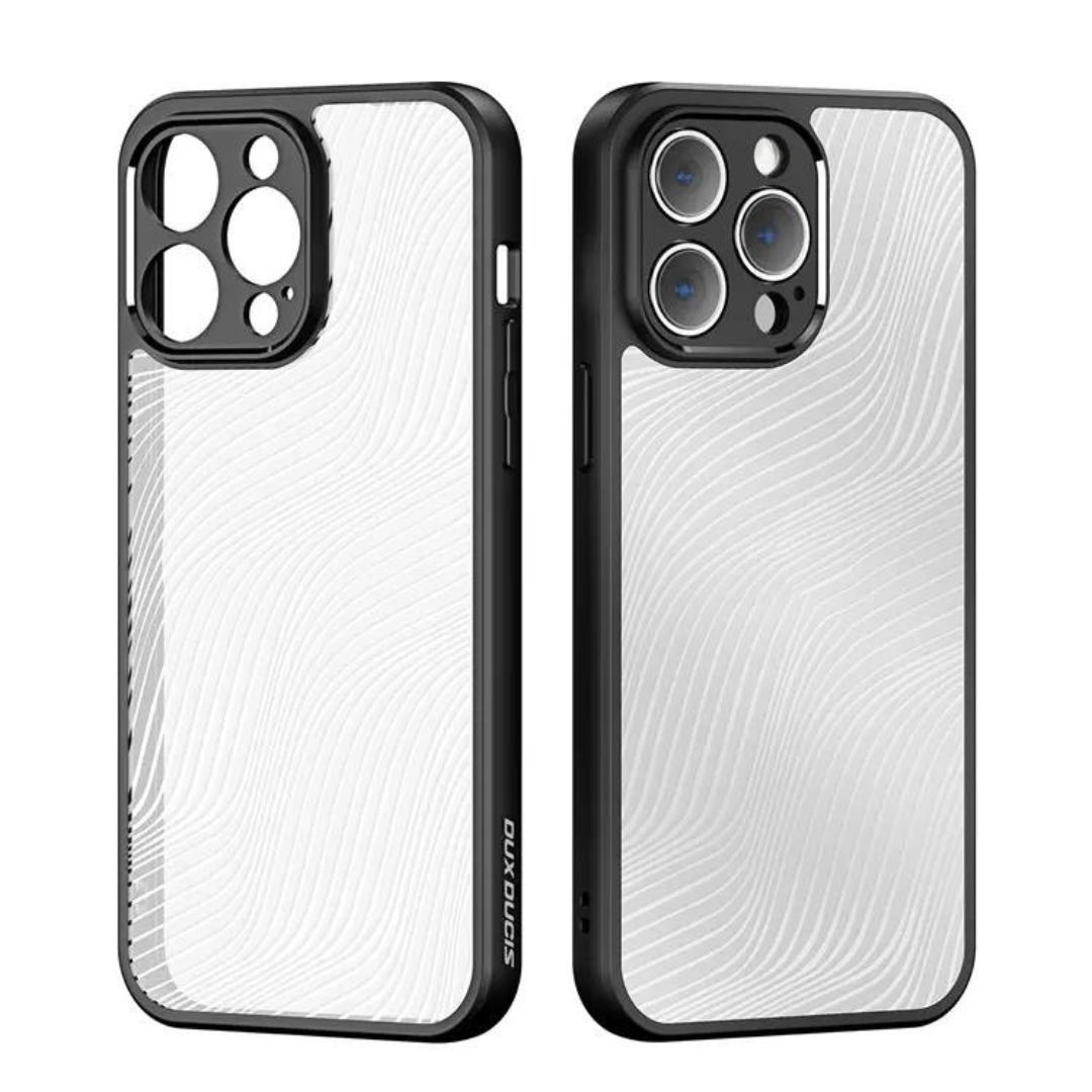 Dux Ducis - Telefoon Hoesje geschikt voor de iPhone 14 Pro - Back Cover - Aimo Series - Zwart afbeelding