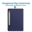 Case2go - Tablet hoes geschikt voor Samsung Galaxy Tab S9 FE (2023) - Tri-fold Case - Met Pencilhouder - Donker Blauw