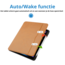 Case2go - Tablet hoes geschikt voor Apple iPad Pro 11 (2018/2022) /Air 4/5 (2020/2022) - Business Wallet Book Case met Pencilhouder - Auto Wake/Sleep functie - Licht Bruin