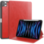 Case2go Case2go - Tablet hoes geschikt voor Apple iPad Pro 11 (2018/2022) / Air 4/5 (2020/2022) - Business Wallet Book Case met Pencilhouder - Auto Wake/Sleep functie - Rood