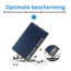 Case2go - Hoes geschikt voor Lenovo Tab P12 (2023) - Business Book Case - Auto Wake/Sleep functie - Opbergvak - Donker Blauw