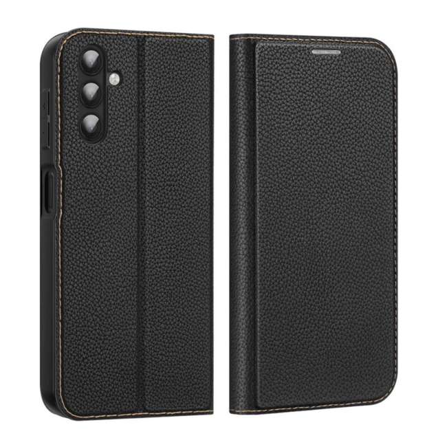 Telefoon hoesje geschikt voor Samsung Galaxy A14 4G/5G - Dux Ducis Skin X2 Book case - Zwart