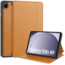 Case2go - Tablet hoes geschikt voor Samsung Galaxy Tab A9 - Business Book Case - Auto Wake/Sleep functie - Opbergvak - Licht Bruin