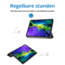 Case2Go -Tablet hoes geschikt voor iPad Pro 11 (2020) - Tri-Fold Book Case - Auto/Wake functie - Zwart