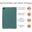 Hoozey - Tablet hoes geschikt voor Samsung Galaxy Tab A9+ (2023) - 11 inch - Tablet hoes - Groen