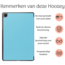 Hoozey - Tablet hoes geschikt voor Samsung Galaxy Tab A9+ (2023) - 11 inch - Tablet hoes - Licht blauw