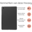 Hoozey - Tablet hoes geschikt voor Samsung Galaxy Tab A9+ (2023) - 11 inch - Tablet hoes - Zwart