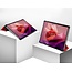 Tablethoes en Screenprotector geschikt voor Lenovo Tab P12 - Tri-fold hoes met Auto/Wake functie - Rood