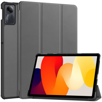 Case2go Case2go - Tablet hoes geschikt voor Xiaomi Redmi Pad SE (2023) - Tri-fold Case - Auto/Wake functie - Grijs