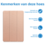Case2go - Tablet hoes geschikt voor Xiaomi Redmi Pad SE (2023) - Tri-fold Case - Auto/Wake functie - Rosegoud