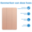 Case2go - Tablet hoes geschikt voor Xiaomi Redmi SE (2023) - Tri-fold Case - Auto/Wake functie - Rosegoud