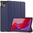 Case2go Case2go - Tablet hoes geschikt voor Lenovo Tab M11 - Tri-Fold Book Case - Auto/Wake functie - Donker Blauw