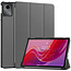 Case2go Case2go - Tablet hoes geschikt voor Lenovo Tab M11 - Tri-Fold Book Case - Auto/Wake functie - Grijs