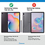 Tablet hoes geschikt voor Samsung Galaxy Tab S6 Lite - Hand Strap Armor Case Met Pencil Houder - Groen