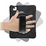 Case2go - Tablethoes geschikt voor iPad Air 10.9 2020/2022 - Hand Strap Armor Case - Zwart