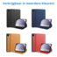 Case2go - Tablet hoes geschikt voor Samsung Galaxy Tab A9 Plus - Business Wallet Book Case - Auto Wake/Sleep functie - Bruin