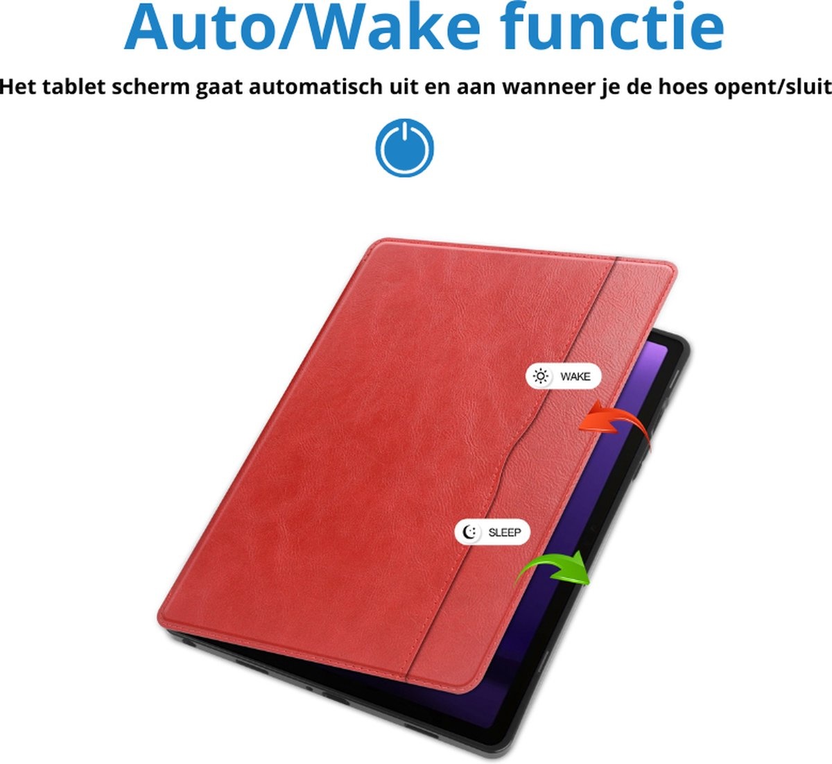 Case2go Tablet hoes geschikt voor Samsung Galaxy Tab A9 Plus