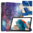 Tablethoes en Screenprotector geschikt voor Samsung Galaxy Tab A9 (2023) - Tri-fold hoes met Auto/Wake functie - Galaxy