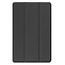 Tablethoes en Screenprotector geschikt voor Samsung Galaxy Tab A9 Plus (2023) - Tri-fold hoes met Auto/Wake functie - Zwart