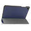 Tablethoes en Screenprotector geschikt voor Samsung Galaxy Tab A9 Plus (2023) - Tri-fold hoes met Auto/Wake functie - Blauw