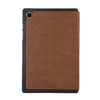 Case2go Case2go - Tablet hoes geschikt voor Samsung Galaxy Tab A9 Plus - Book Case met Soft TPU Houder - Donker Bruin
