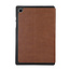 Case2go Case2go - Tablet hoes geschikt voor Samsung Galaxy Tab A9 Plus - Book Case met Soft TPU Houder - Donker Bruin
