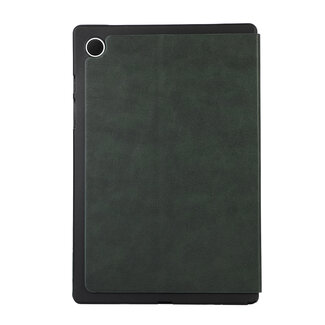 Case2go Case2go - Tablet hoes geschikt voor Samsung Galaxy Tab A9 Plus - Book Case met Soft TPU Houder - Donker Groen