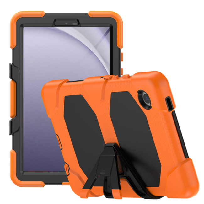 Tablet Hoes geschikt voor Samsung Galaxy Tab A9 (2023) - Extreme Armor Case - Oranje
