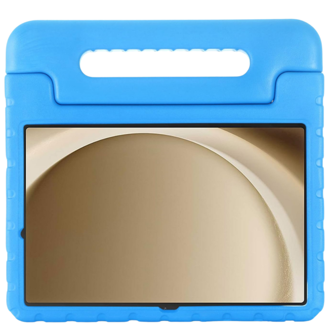 Case2go - Tablet hoes geschikt voor Samsung Galaxy Tab A9 - Schokbestendige EVA Case met Handvat - Blauw