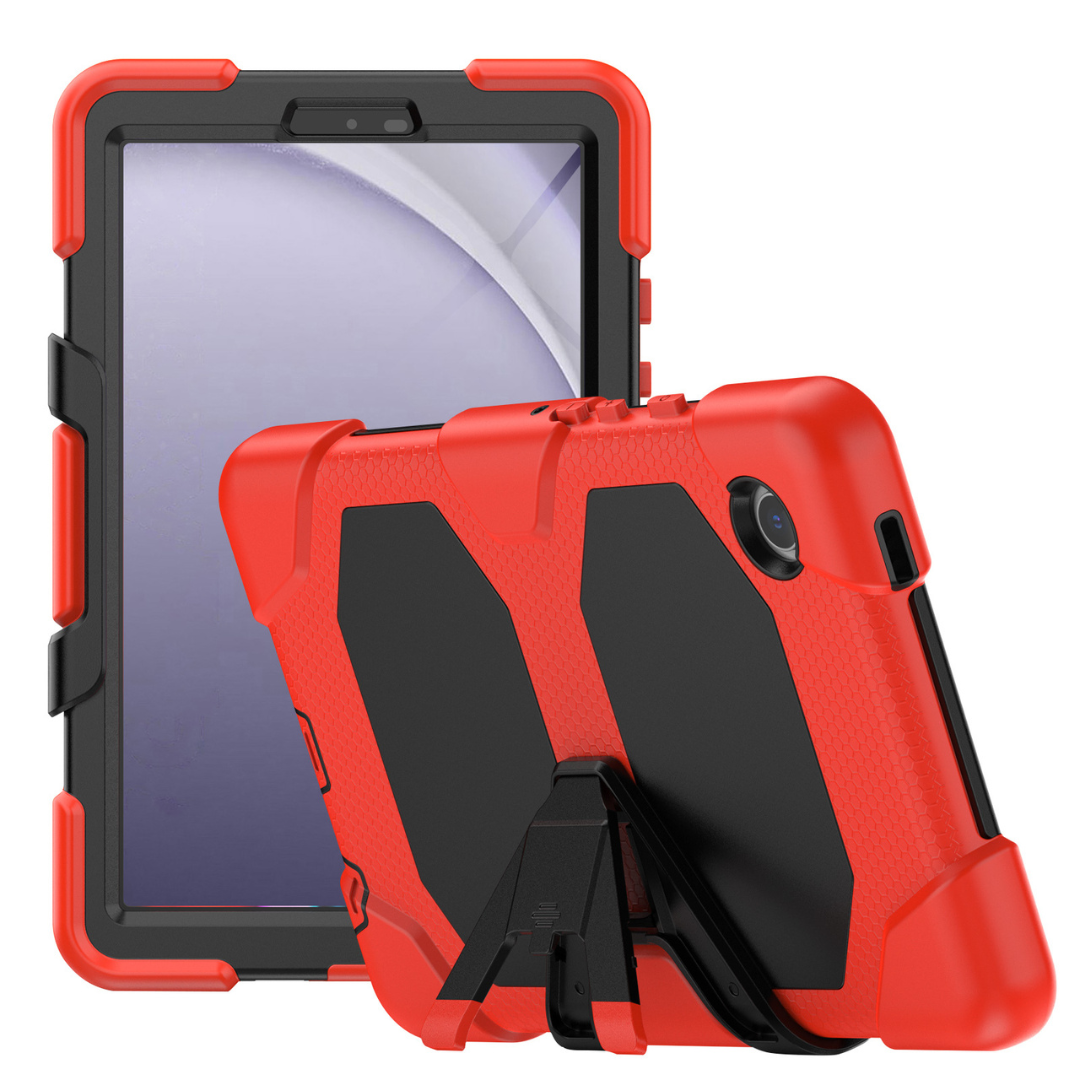 Tablet Hoes geschikt voor Samsung Galaxy Tab A9 (2023) - 8.7 Inch - Extreme Armor Case - Rood afbeelding