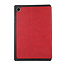 Case2go - Tablet hoes geschikt voor Samsung Galaxy Tab A9 - Book Case met Soft TPU Houder - Rood