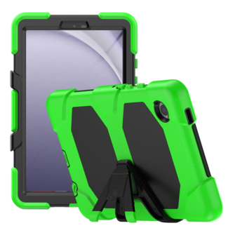 Tablet Hoes geschikt voor Samsung Galaxy Tab A9 (2023) - Extreme Armor Case - Groen