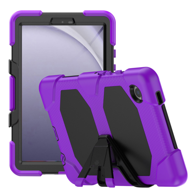 Tablet Hoes geschikt voor Samsung Galaxy Tab A9 (2023) - 8.7 Inch - Extreme Armor Case - Paars