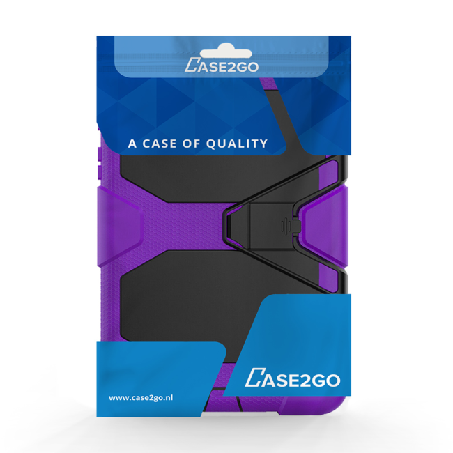 Tablet Hoes geschikt voor Samsung Galaxy Tab A9 (2023) - 8.7 Inch - Extreme Armor Case - Paars