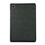 Case2go Case2go - Tablet hoes geschikt voor Samsung Galaxy Tab A9 - Book Case met Soft TPU Houder - Donker Groen