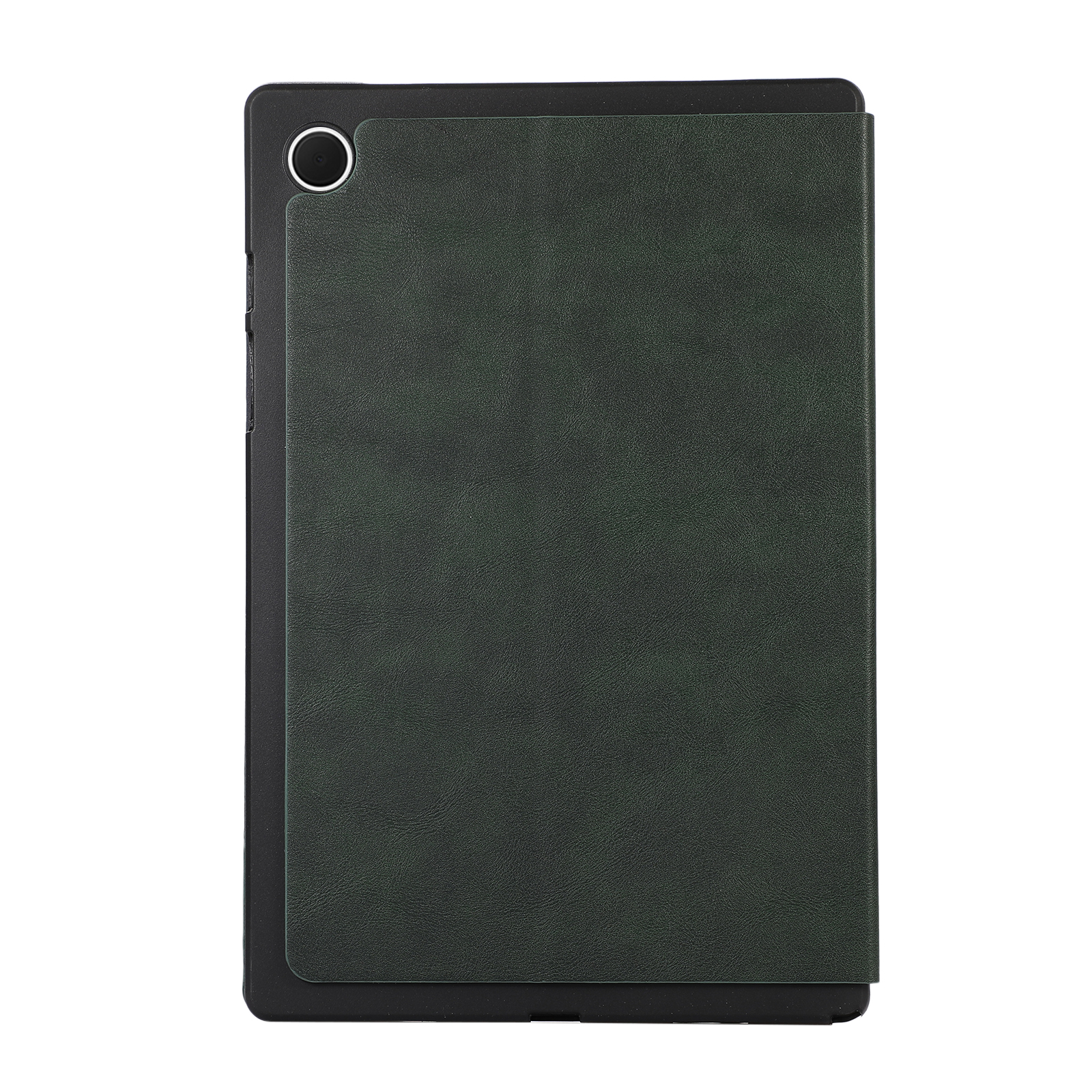 Case2go - Tablet hoes geschikt voor Samsung Galaxy Tab A9 - Book Case met Soft TPU Houder - Donker Groen afbeelding