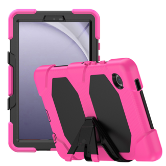 Tablet Hoes geschikt voor Samsung Galaxy Tab A9 (2023) - Extreme Armor Case - Magenta