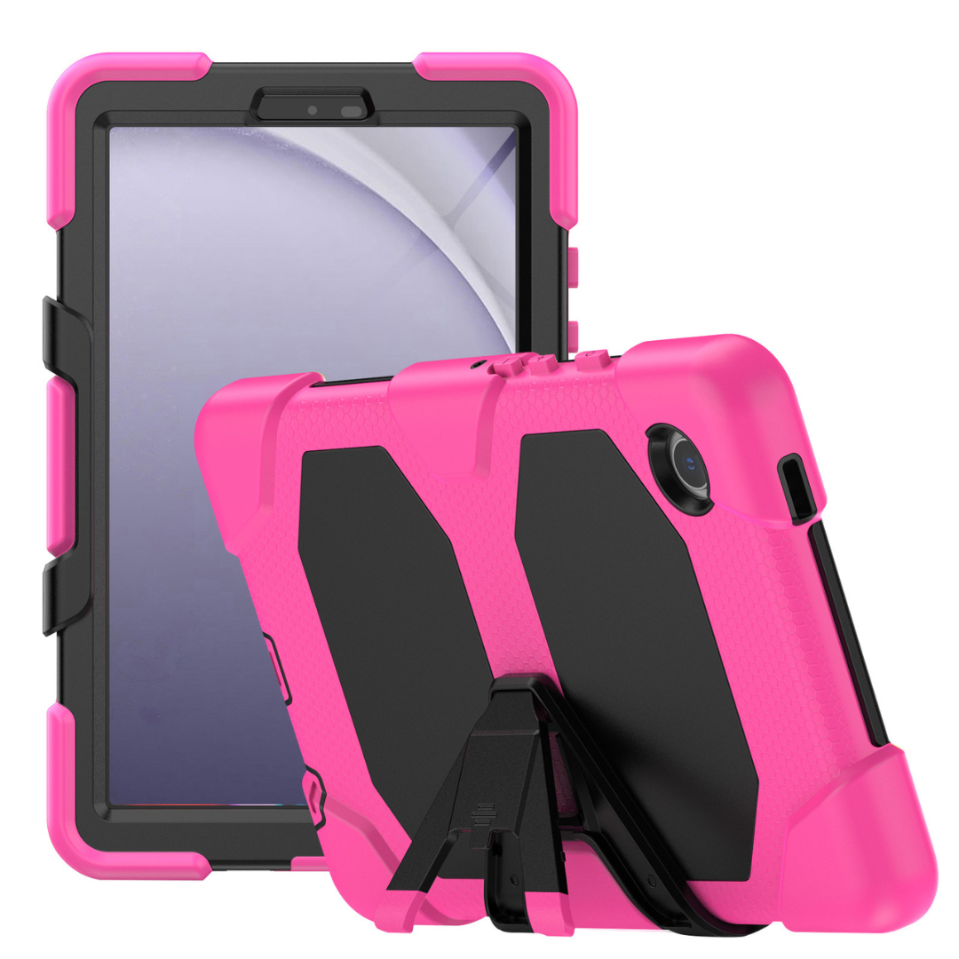 Tablet Hoes geschikt voor Samsung Galaxy Tab A9 (2023) - 8.7 Inch - Extreme Armor Case - Magenta afbeelding