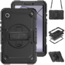 Case2Go - Hoes geschikt voor Samsung Galaxy Tab A9 (2023) - Strap B Case - Zwart