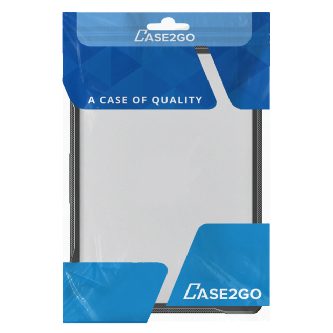 Case2go - Laptoptas- Hardcover/Hoes voor Macbook Air 13.6 Inch (2022) - Laptophoes- 360 Bescherming - Laptop Sleeve- Laptop Tas- Transparant