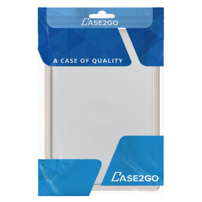 Case2go - Laptoptas- Hoes voor Macbook Pro 14 Inch (2021 & 2023) - Laptophoes- 360 Bescherming - Laptop Sleeve- Laptop Tas- Hard cover - Beige