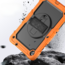 Case2Go - Hoes geschikt voor Samsung Galaxy Tab A9 Plus (2023) - Strap B Case - Oranje